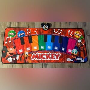 Disney Mickey Mouse Music Mat Interactive Floor Piano Electronic Toy Keyboard